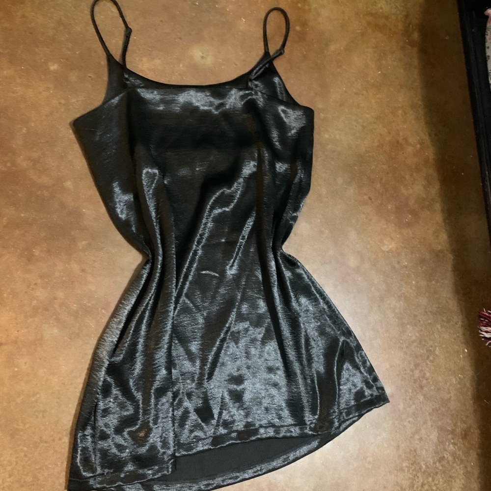 Sold Silence + Noise cowl neck silk mini slip dress - Picture 5 of 7